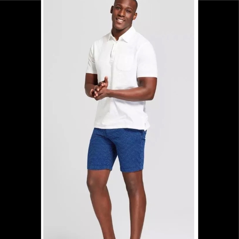 Goodfellow Shorts - Blue Dobby size 60